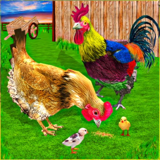 New Hen Simulator Chicken Farm Icon