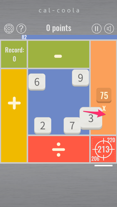 cal-coola: maths brain game screenshot 3