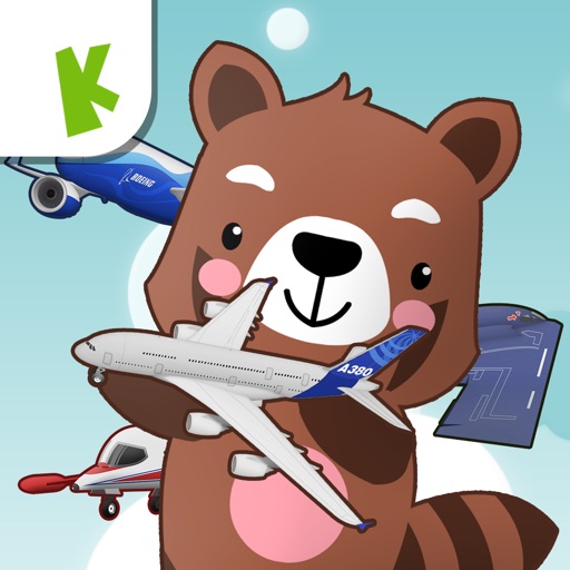 Airplane: Puzzle and Coloring Icon