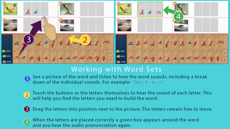 Movable Alphabet - Cursive