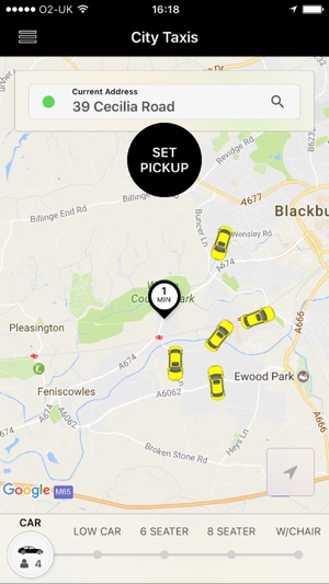 City Taxis Blackburn(圖2)-速報App