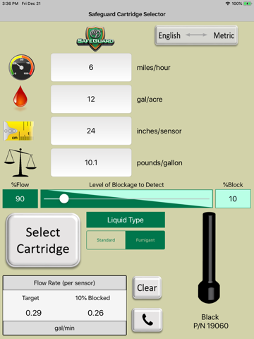 Safeguard Cartridge Selector screenshot 4