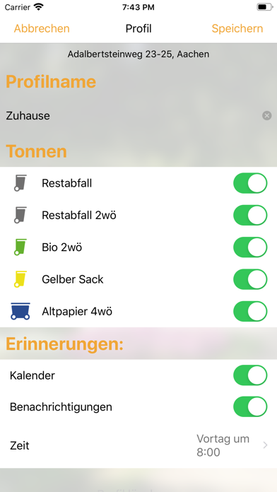 How to cancel & delete Abfall App ZEW from iphone & ipad 1