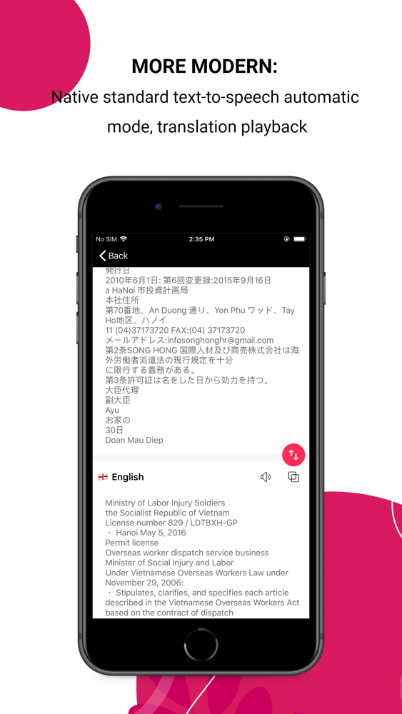 Japanese Translator Camera App for iPhone - Free Download Japanese