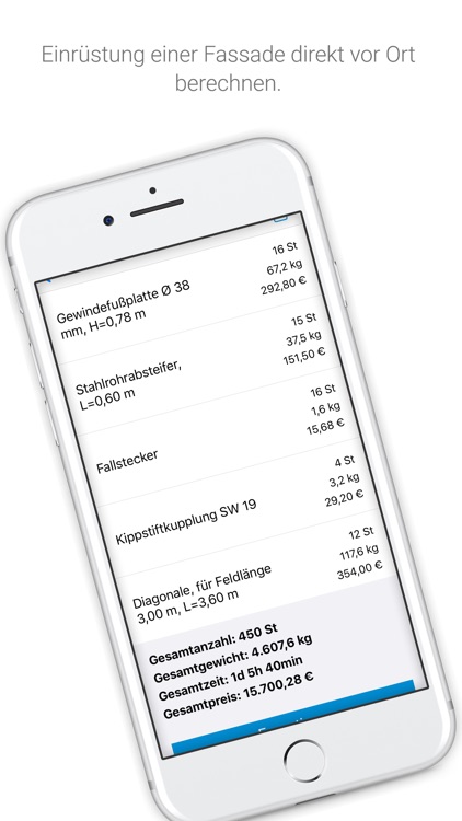 scaffmax® tools Gerüstrechner screenshot-5