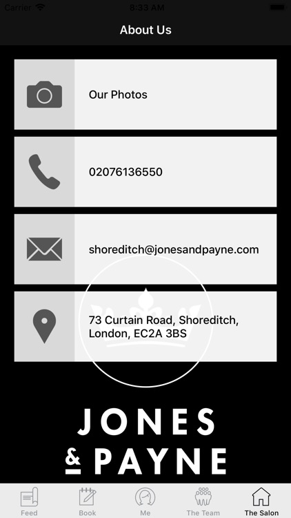 Jones and Payne London