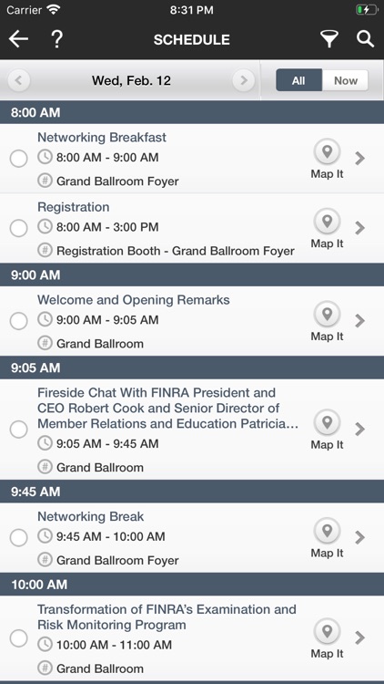 FINRA’s Events screenshot-3