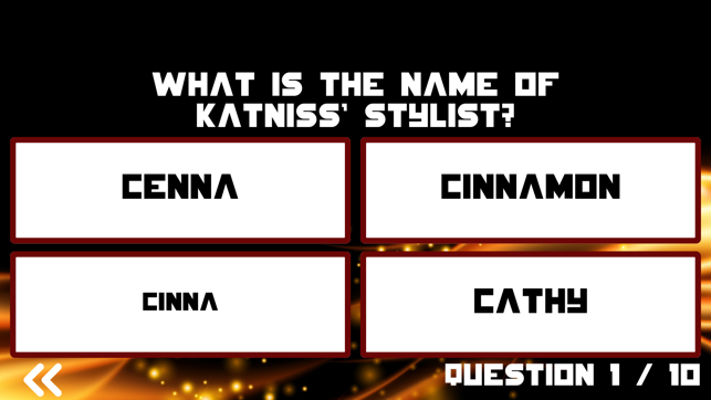 Trivia for Hunger Games