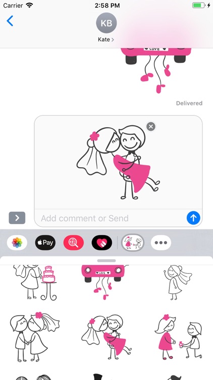 Lovely Couple - Stickers Pack screenshot-7