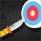 Hit the targets as you try to climb the knife up as high as possible
