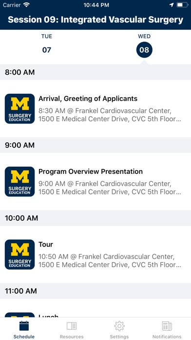 U-M Surgery Education screenshot 2