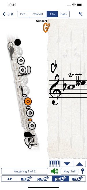 Fingering Woodwinds for iPhone