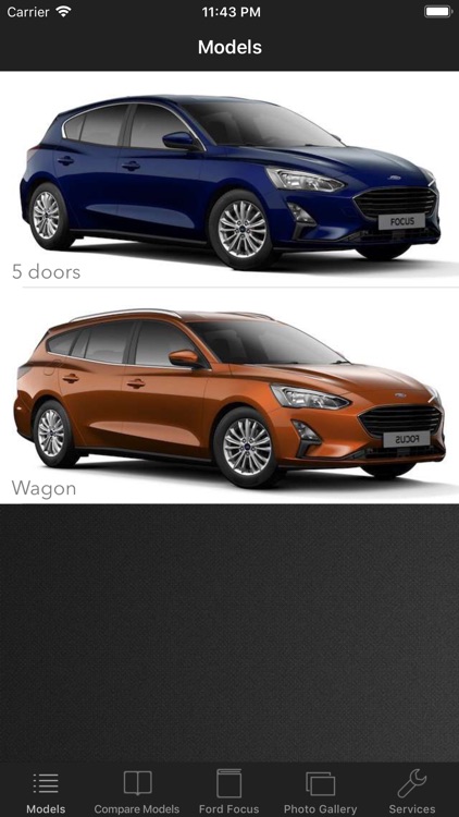 Specs for Ford Focus 4 2018