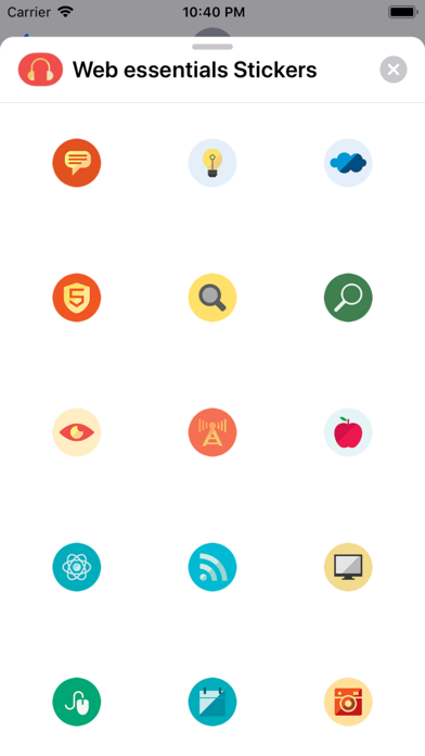 Web essentials Stickers screenshot 3