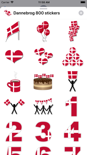 Dannebrog 800 stickers(圖1)-速報App