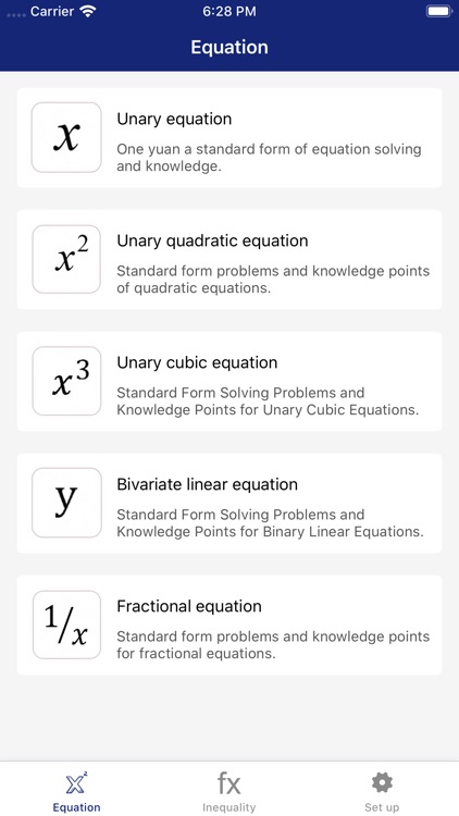 Equation & Solver