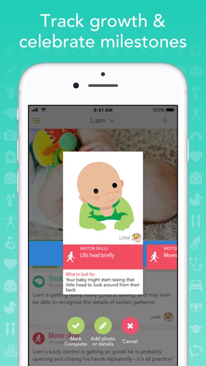 Ovia Parenting & Baby Log