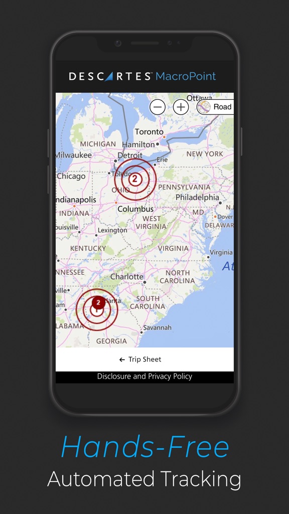 【图】MacroPoint For Truckers(截图2) 【图】MacroPoint For Truckers(截图2)