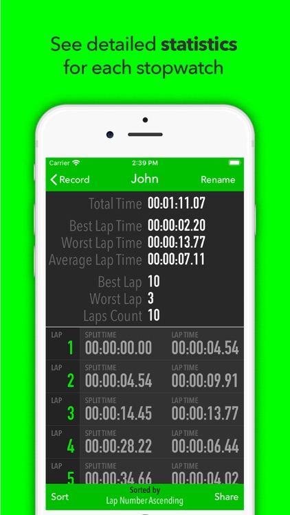 Best Multi Stopwatch Pro screenshot-6