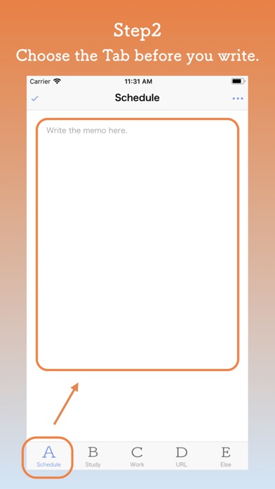 Smart Memo -Tab Style- screenshot 3