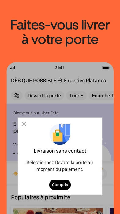 Uber Eats : Livraison de repas Uber Eats : Livraison de repas