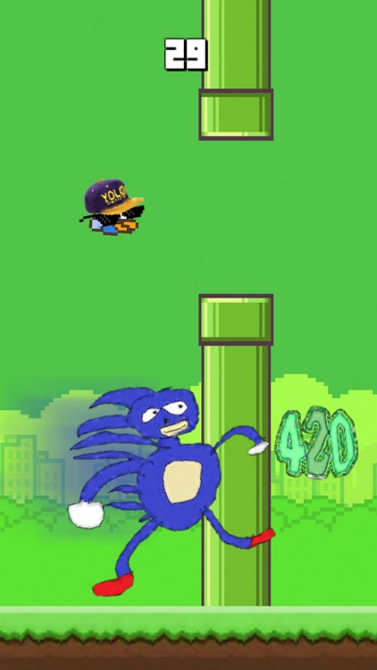 Bird 420 - MLG Flappy edition screenshot-3