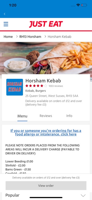 Horsham Kebab(圖3)-速報App