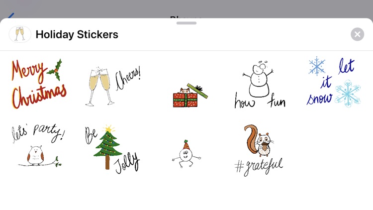 Holiday Stickers