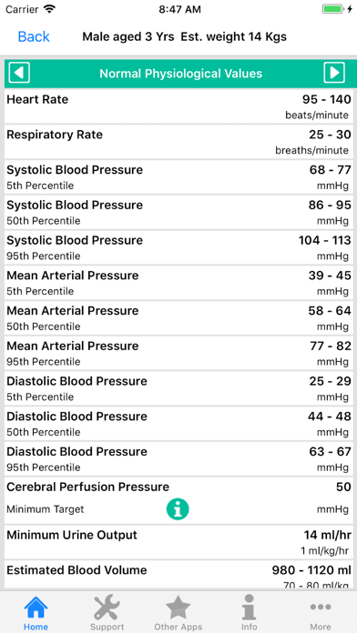 PICU Calculator Screenshot 2