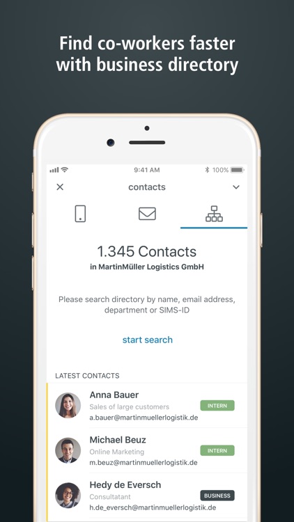 SIMSme Business screenshot-3