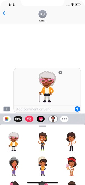 Afro American Women Stickers(圖7)-速報App