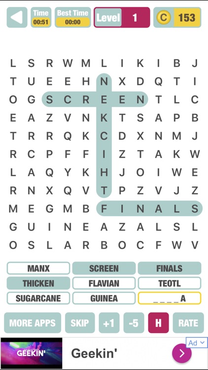 Word Search + word search game