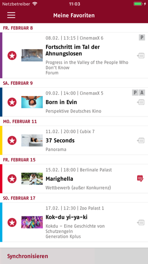 Berlinale 2019 im App Store