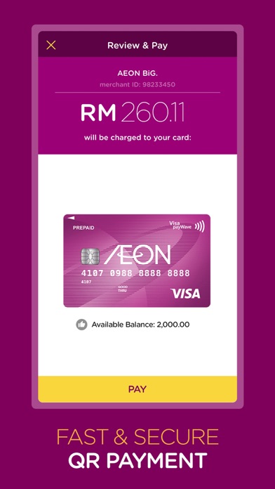 How to cancel & delete AEON Wallet MY: Scan To Pay from iphone & ipad 2