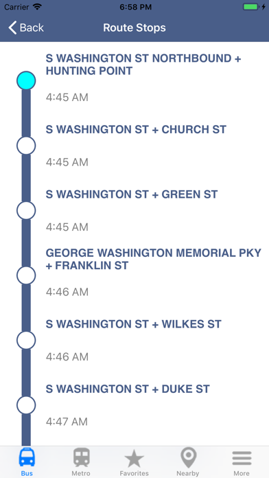 DC Metro & Bus: Navigator Map screenshot 4