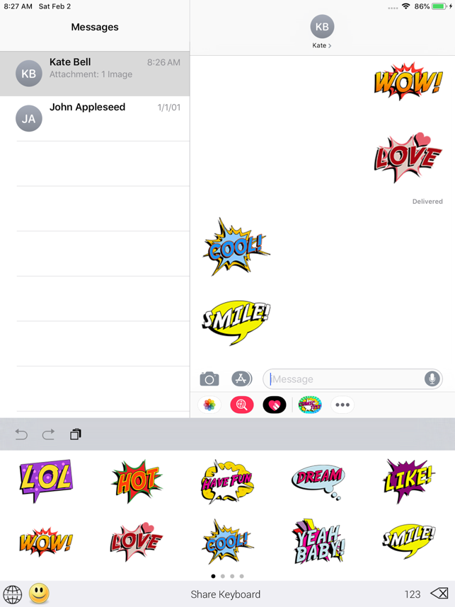 ‎SlangMOJI - Comic Text Emojis Screenshot