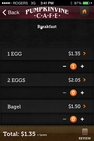 Pumpkinvine Cafe screenshot 4
