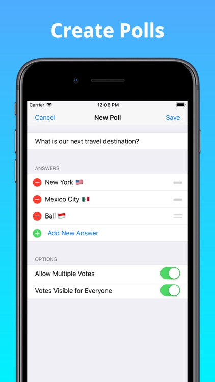 Pollie: Create Polls