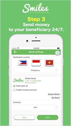 Smiles Mobile Remittance(圖3)-速報App