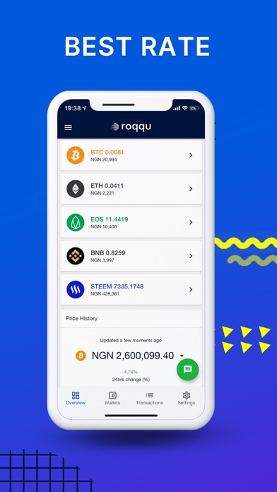 Roqqu - Buy and Sell Bitcoin screenshot 3
