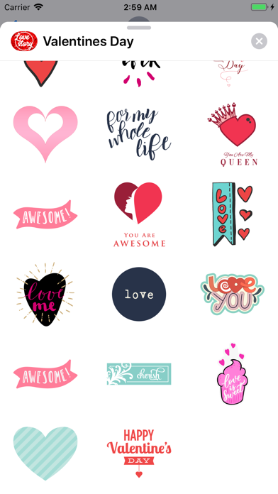 Happy Valentines Day Stickers screenshot 4