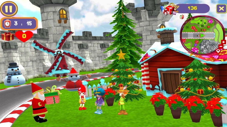 Santa Christmas Infinite Track screenshot-6