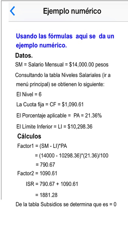 Calculadora del ISR