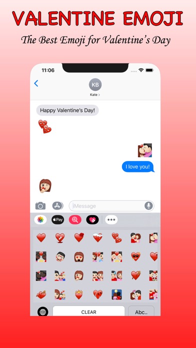 Valentine's Day Emoji screenshot 2