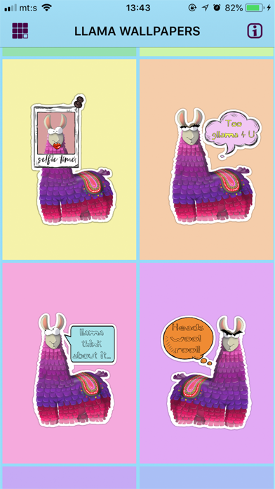 Llama Stickers & Wallpapers screenshot 2