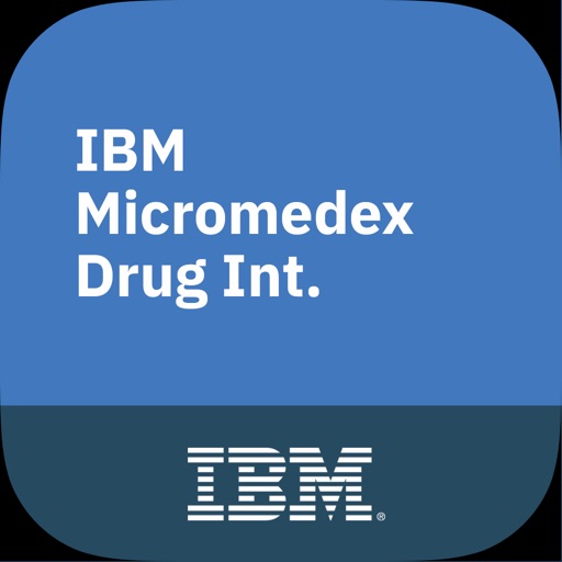 IBM Micromedex Drug Int. iOS App