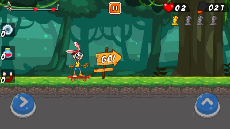 bunny adventure : skater time screenshot-3