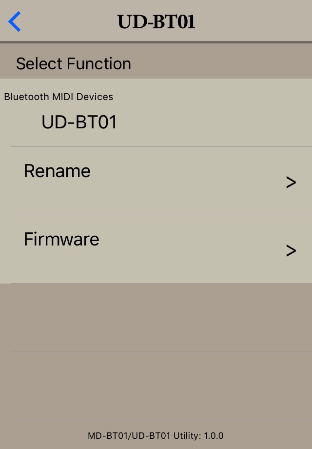 MD-BT01/UD-BT01 Utility screenshot 2