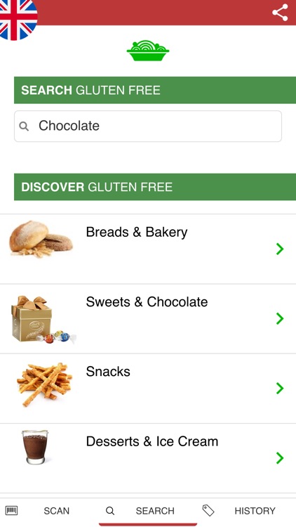 Gluten Free Scanner UK coeliac