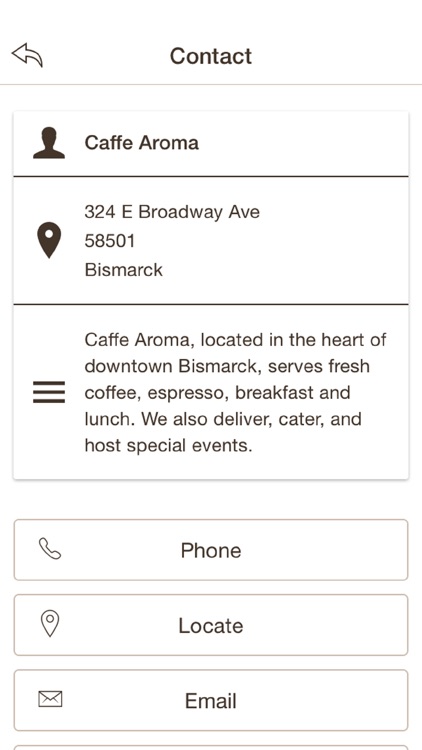 Caffe Aroma Bismarck screenshot-3